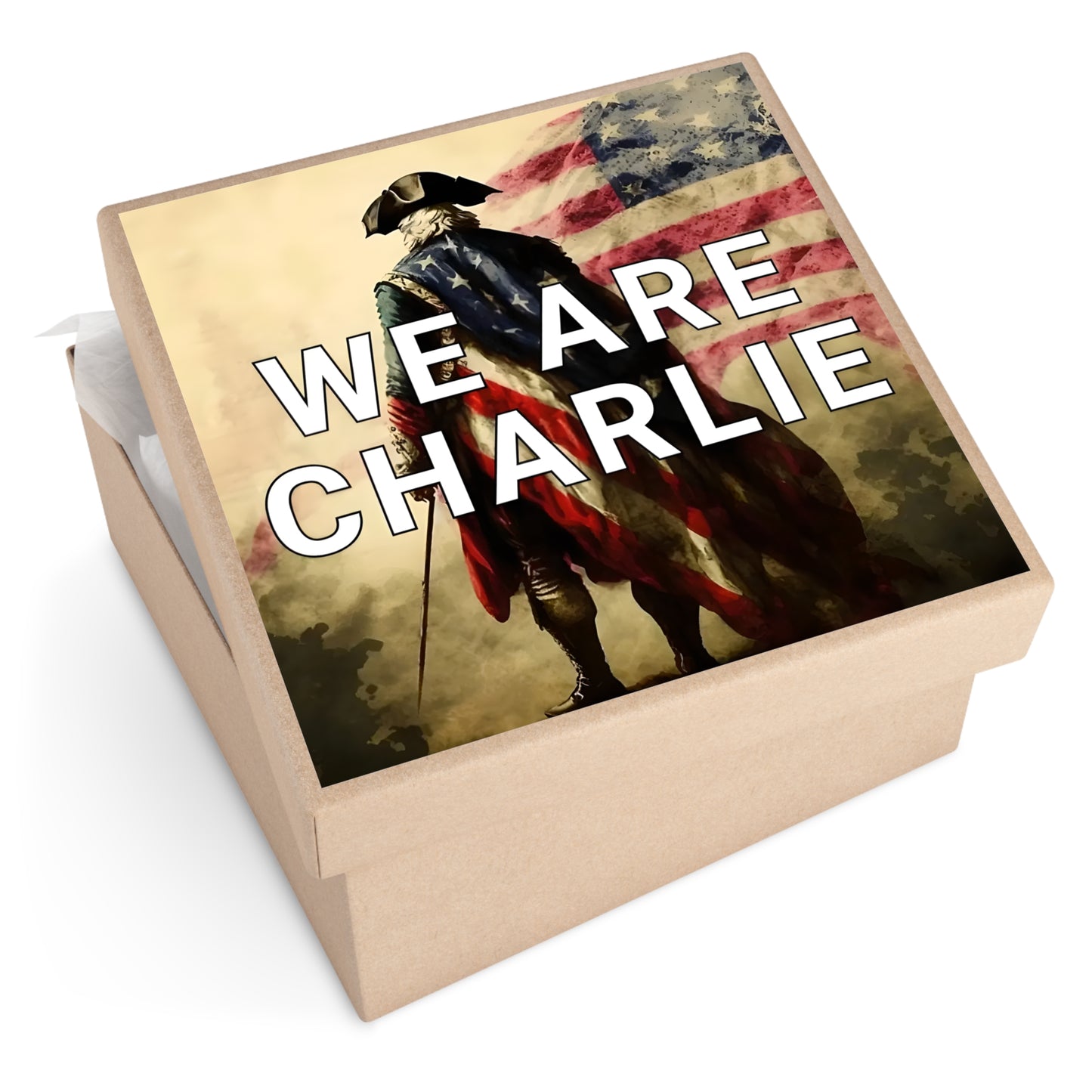 We Are Charlie Vinyl Sticker | Patriotic Political Decal | RIP Charlie Kirk