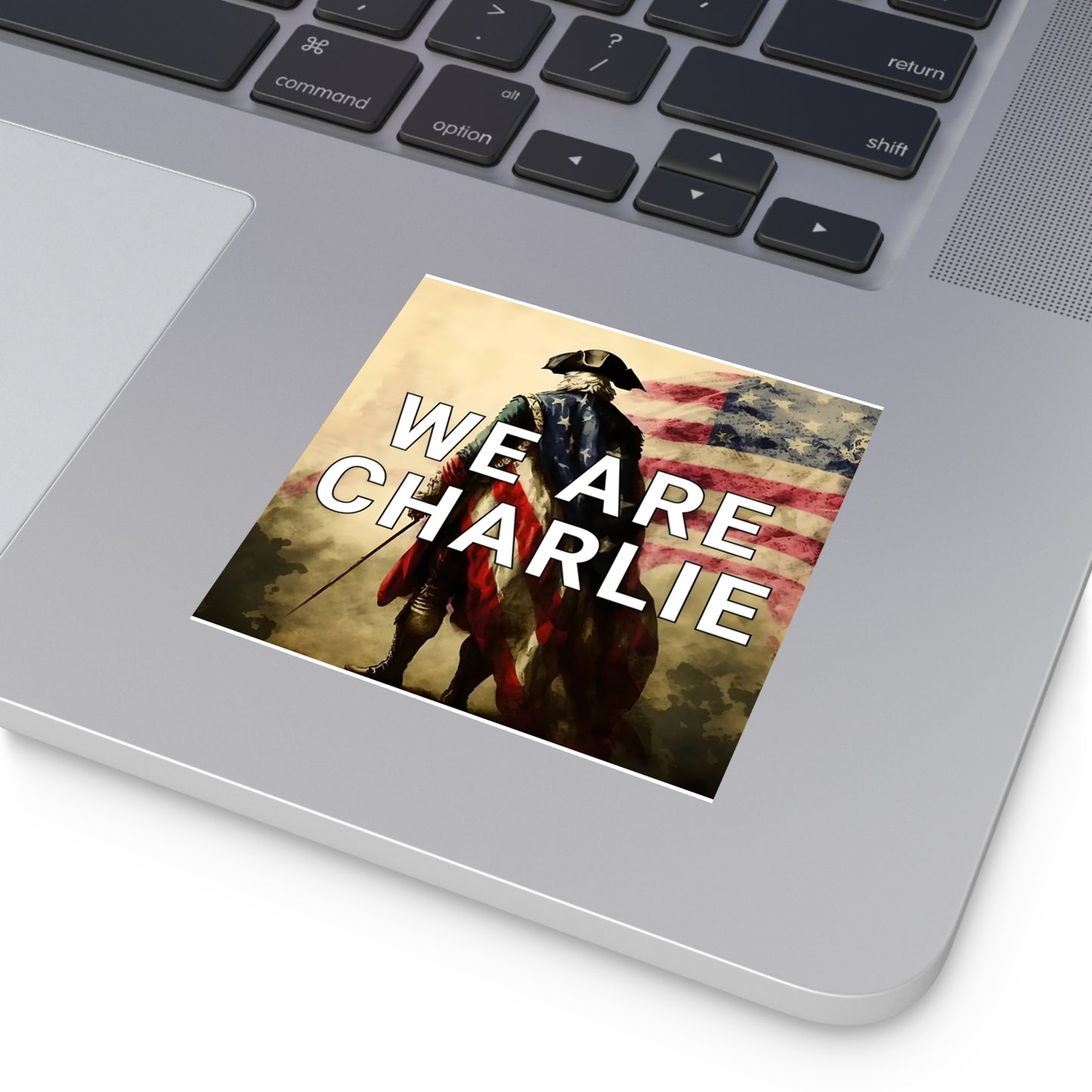We Are Charlie Vinyl Sticker | Patriotic Political Decal | RIP Charlie Kirk