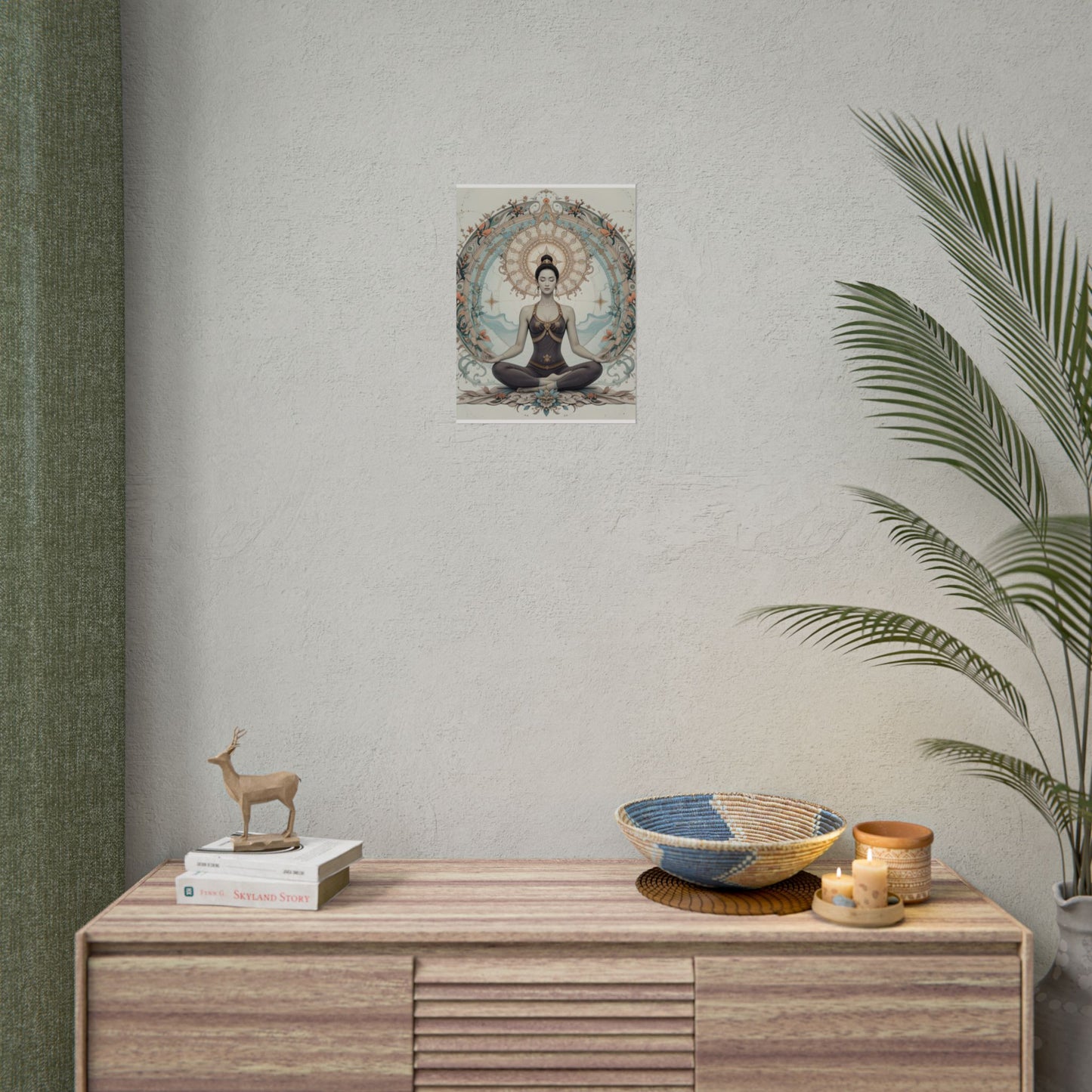 Girl Meditation Poster - Zen Posters - Spiritual Posters For Sale