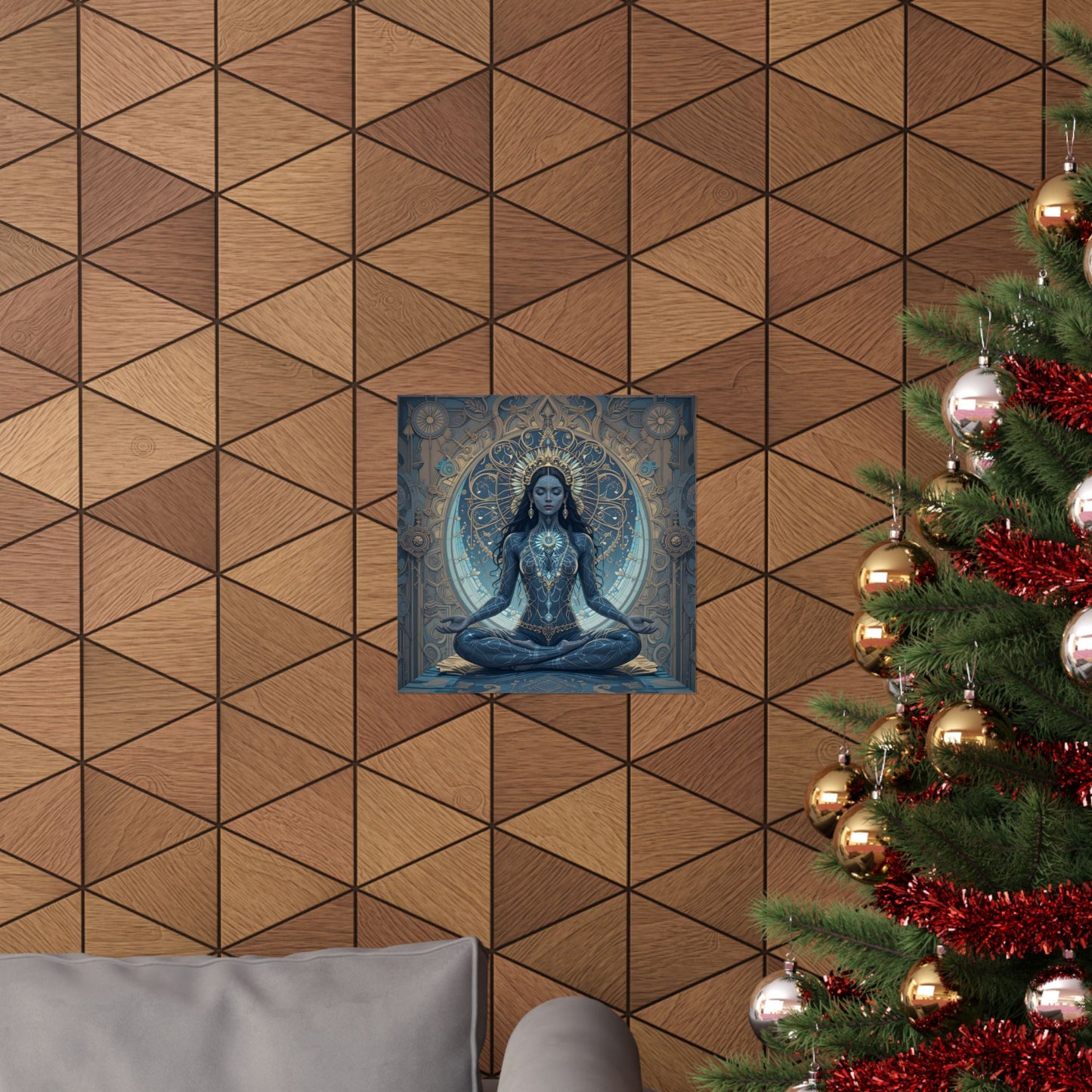 Mystical Art Poster - Intricate Spiritual Design Print