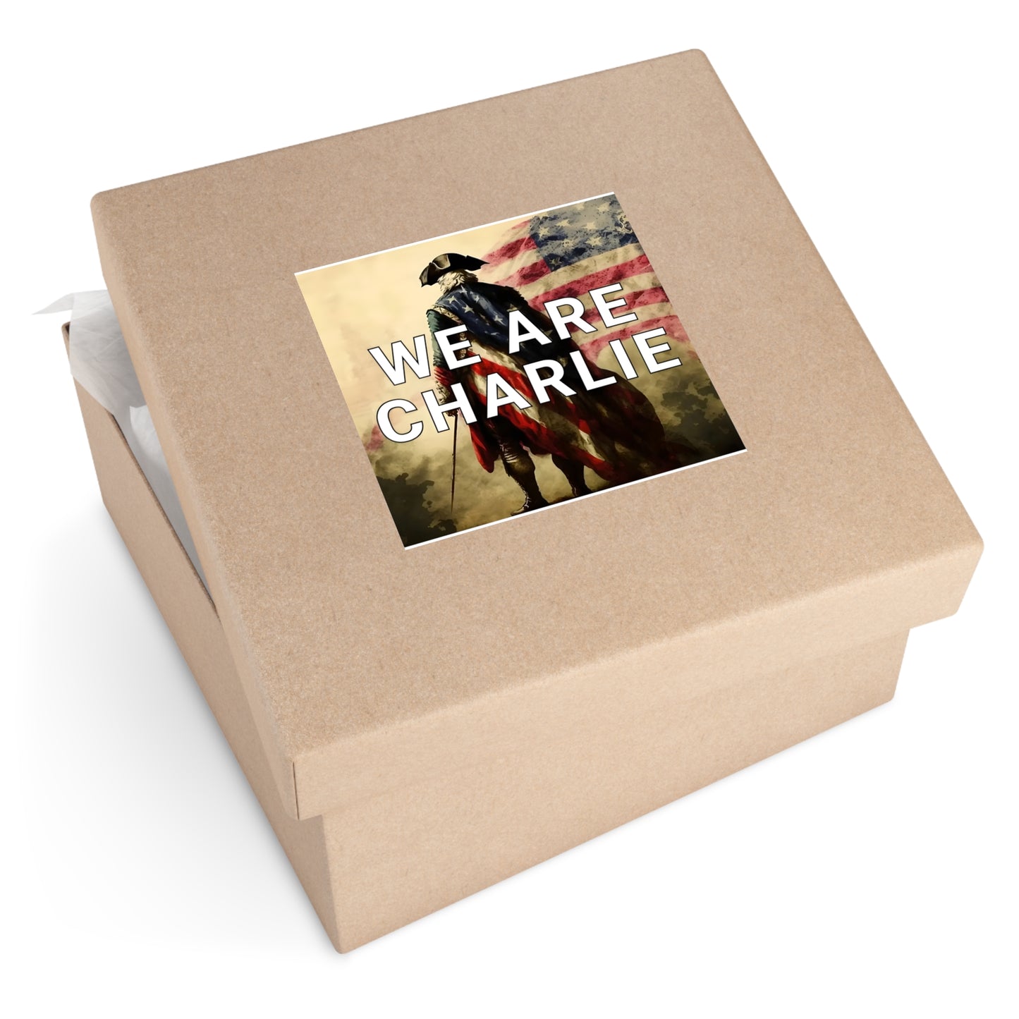 We Are Charlie Vinyl Sticker | Patriotic Political Decal | RIP Charlie Kirk