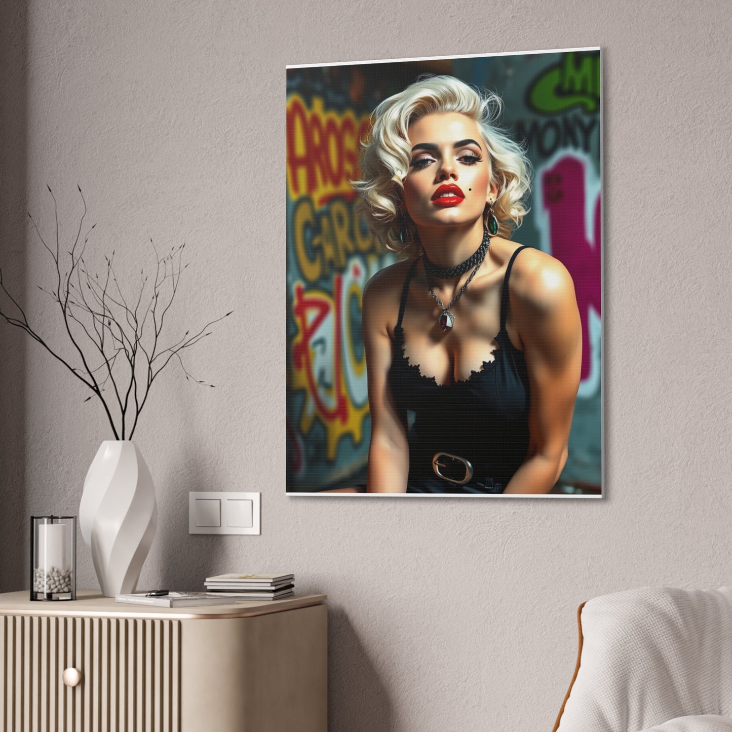 Hollywood Icon Canvas Print – Marilyn Monroe Canvas Wall Art for Living Room