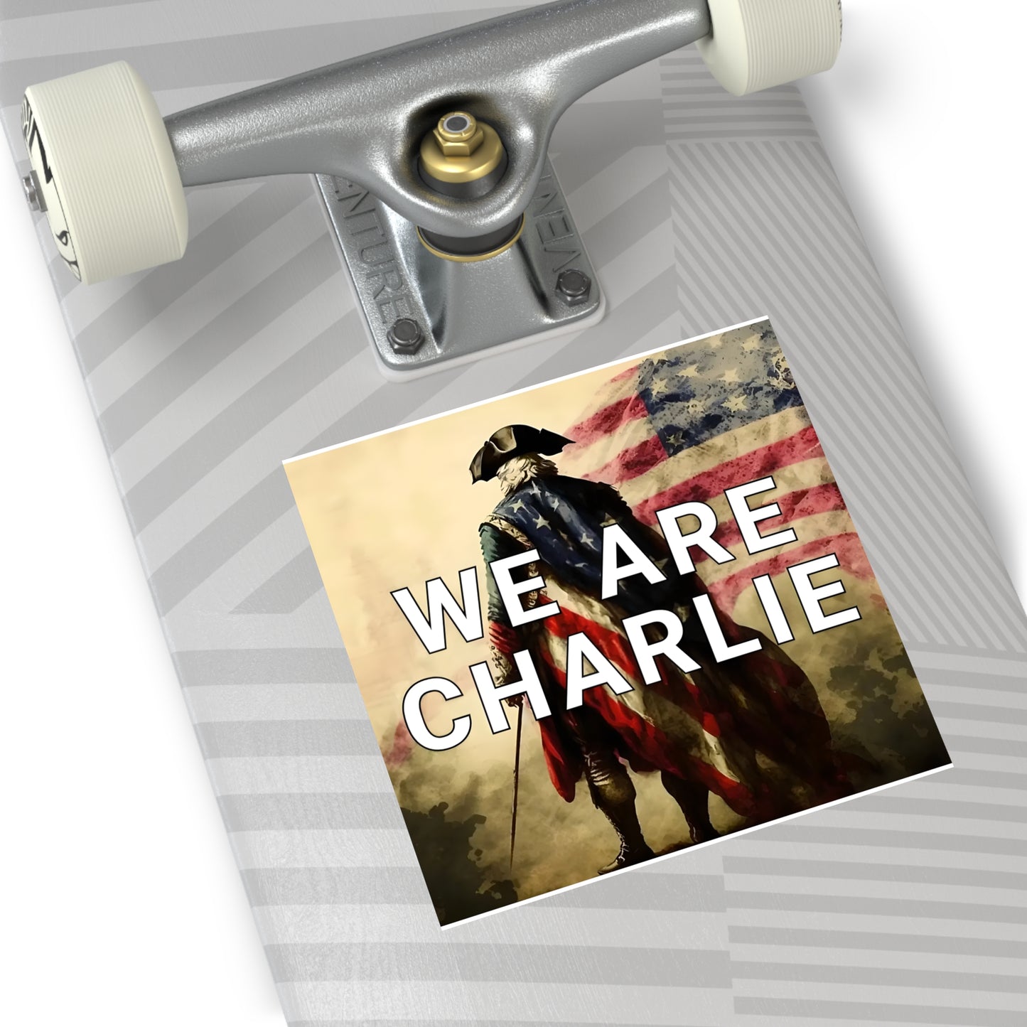 We Are Charlie Vinyl Sticker | Patriotic Political Decal | RIP Charlie Kirk