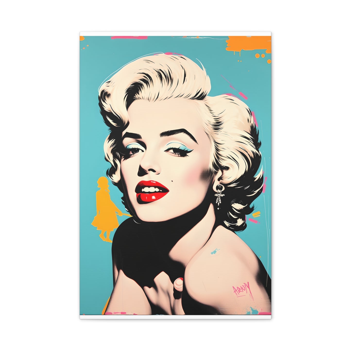 Marilyn Monroe Pop Canvas Art