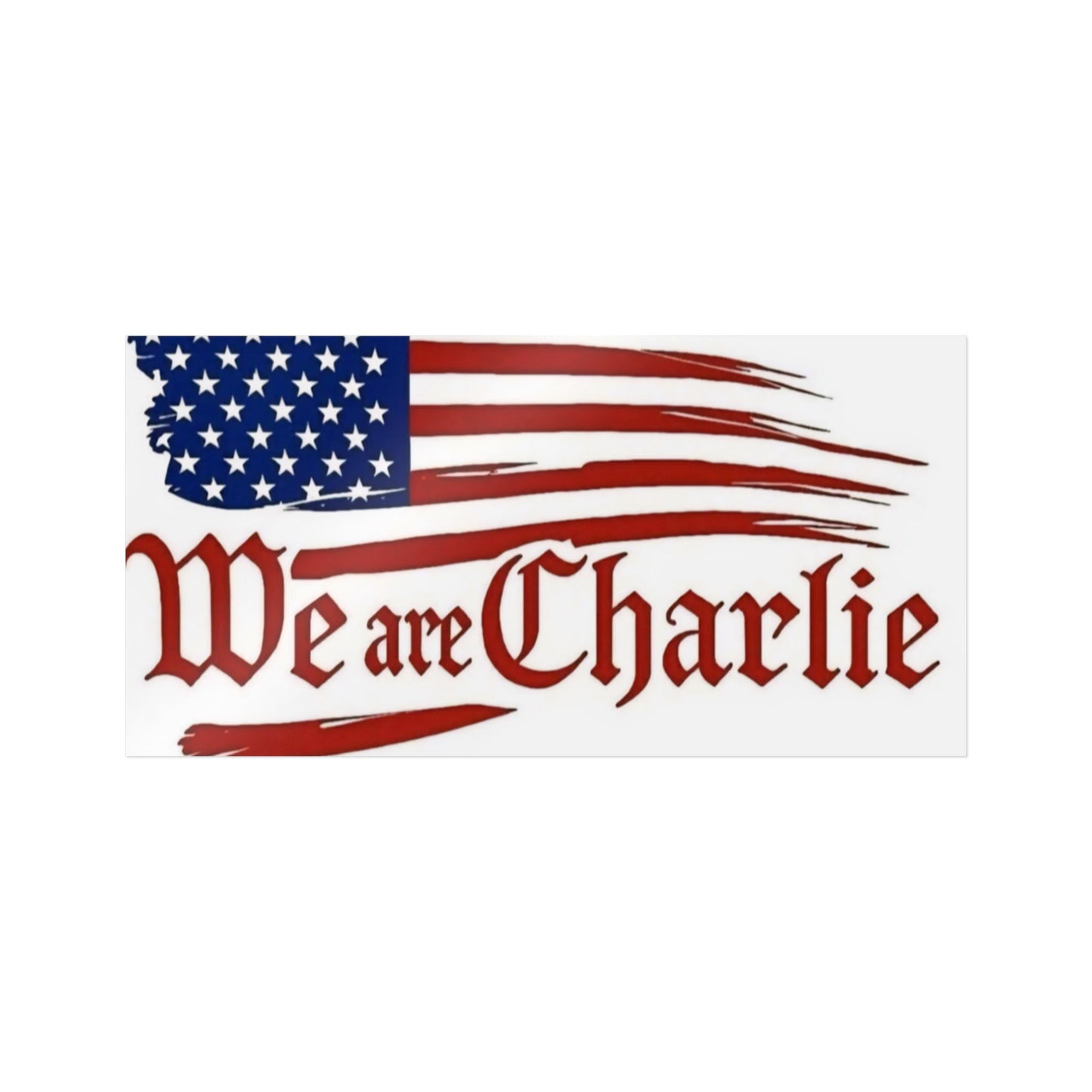 Charlie Kirk Memorial Vinyl Stickers And Sold In Bundles