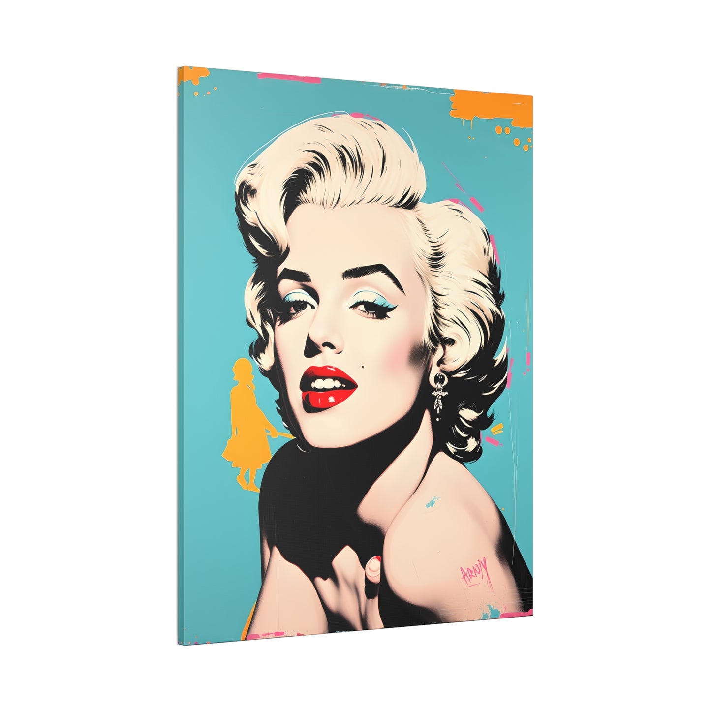 Marilyn Monroe Pop Canvas Art