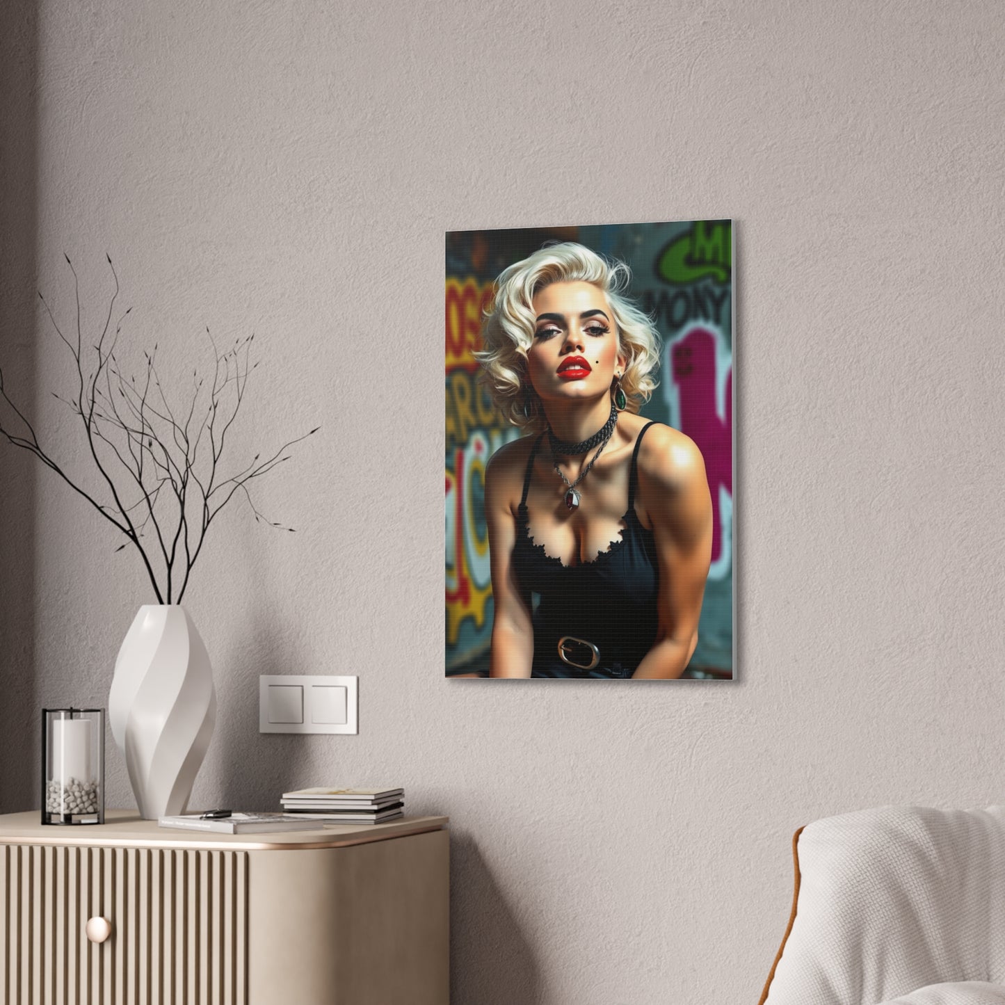 Hollywood Icon Canvas Print – Marilyn Monroe Canvas Wall Art for Living Room