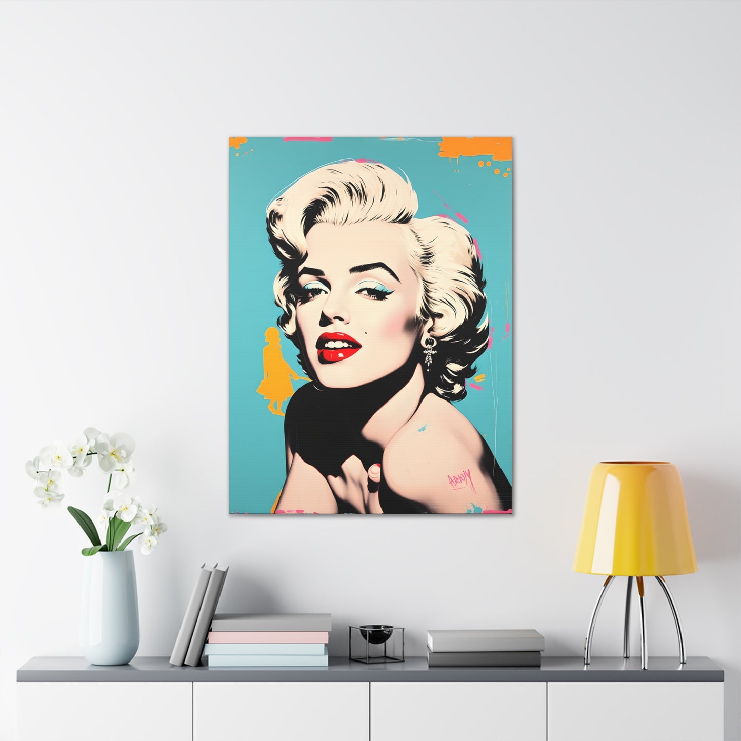 Marilyn Monroe Pop Canvas Art