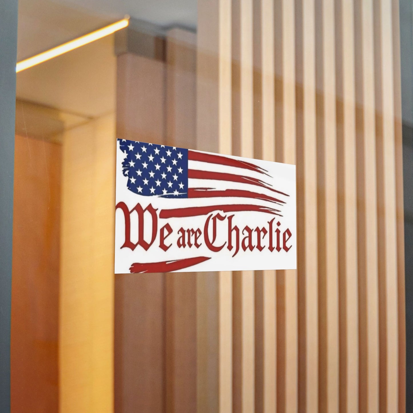 Charlie Kirk Memorial Vinyl Stickers And Sold In Bundles