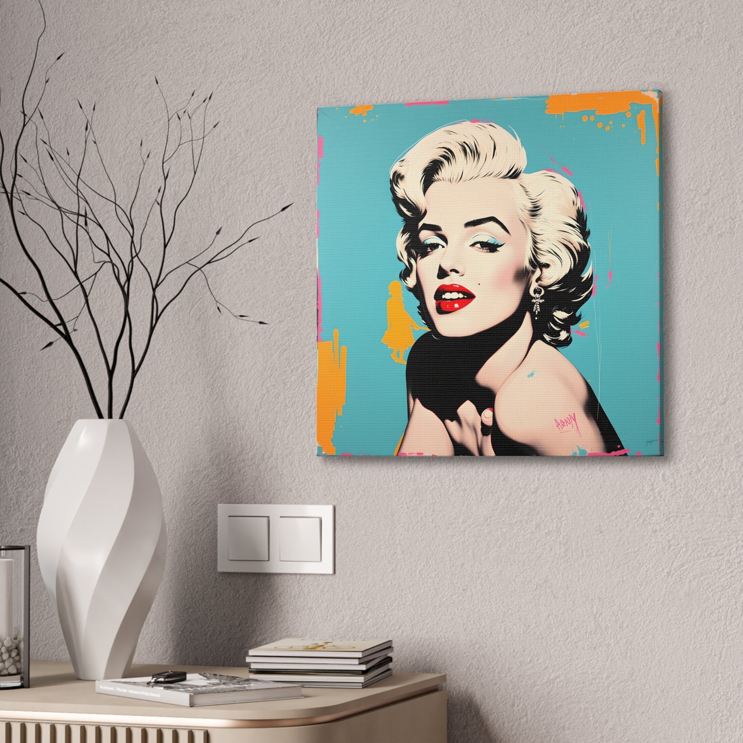 Marilyn Monroe Pop Canvas Art