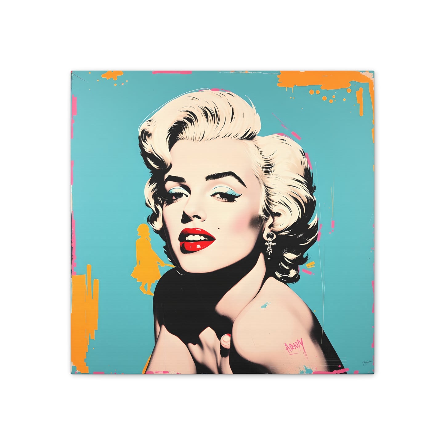 Marilyn Monroe Pop Canvas Art