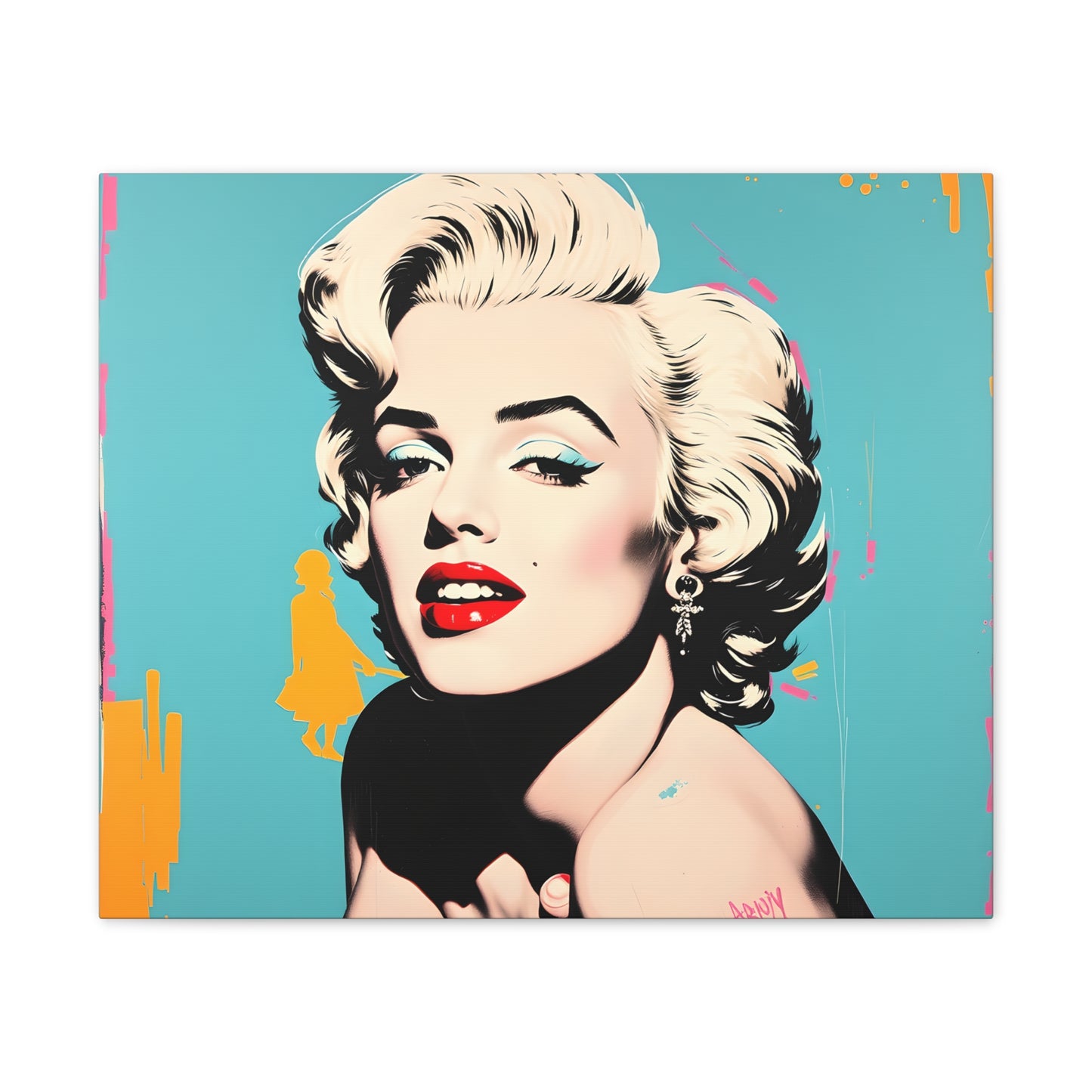 Marilyn Monroe Pop Canvas Art