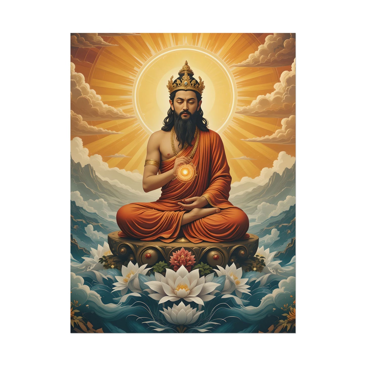 Buddah Meditation Posters | Spiritual Poster