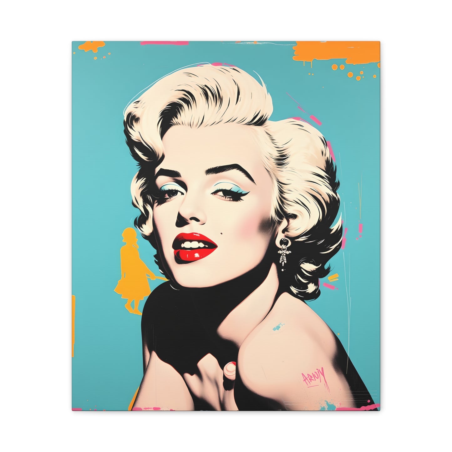 Marilyn Monroe Pop Canvas Art
