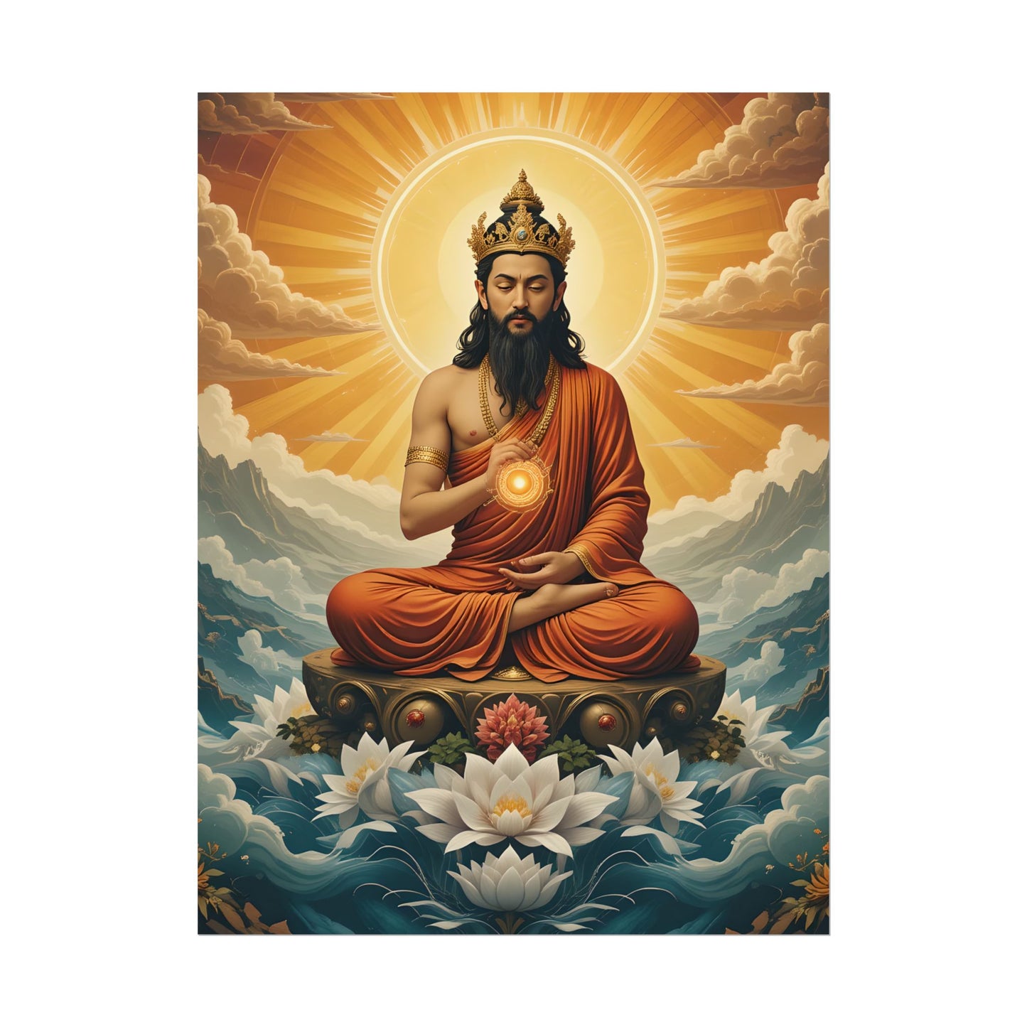 Buddah Meditation Posters | Spiritual Poster