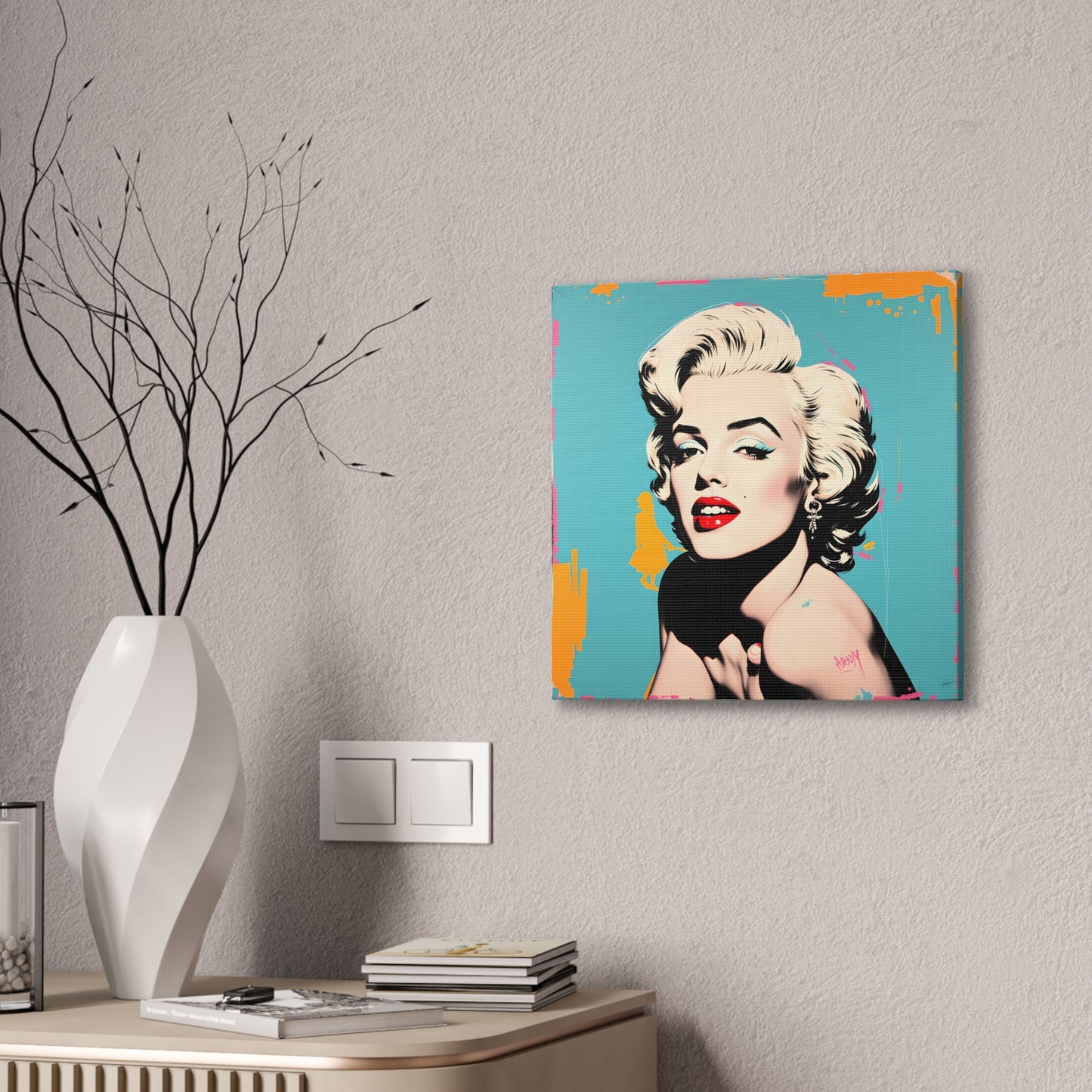 Marilyn Monroe Pop Canvas Art