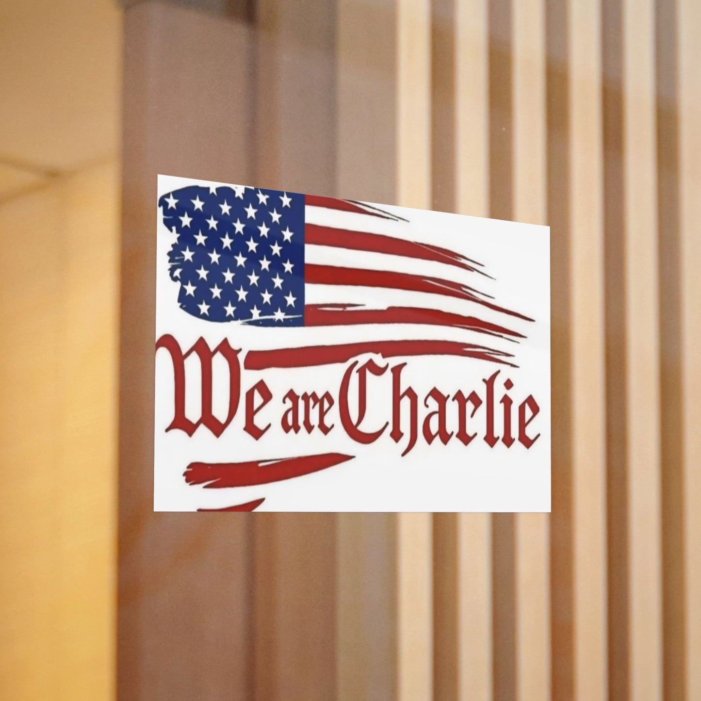 Charlie Kirk Memorial Vinyl Stickers And Sold In Bundles
