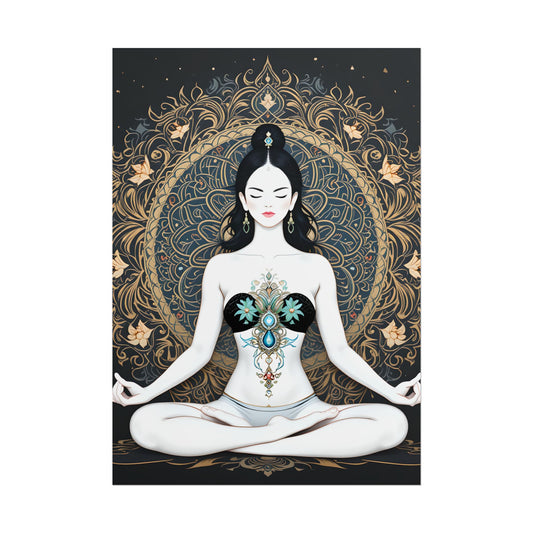 Exquisite Mandala Meditation Poster - Boho Spiritual Wall Art