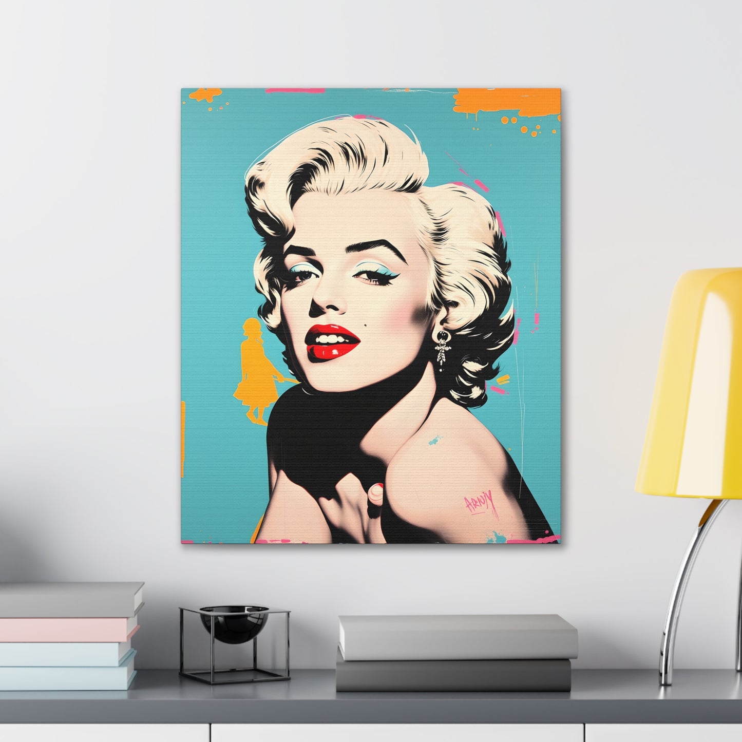 Marilyn Monroe Pop Canvas Art