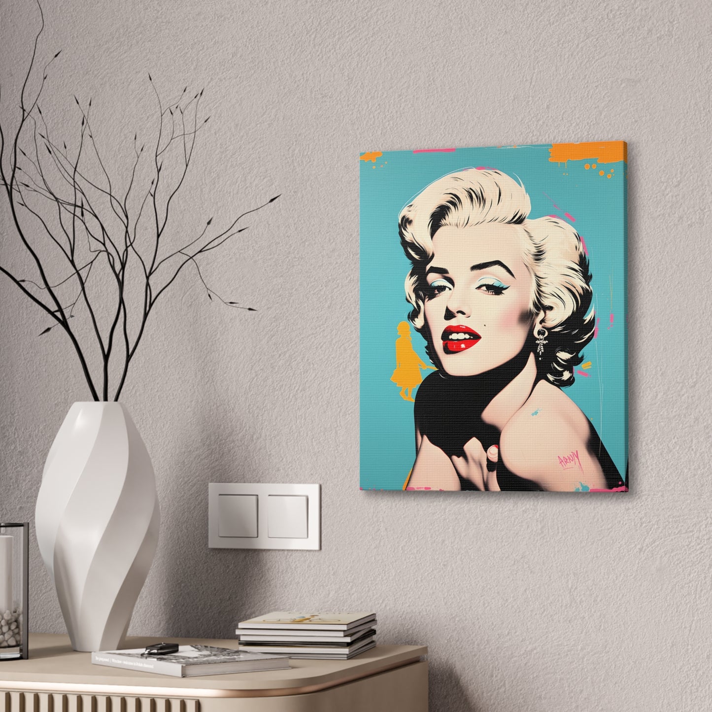 Marilyn Monroe Pop Canvas Art