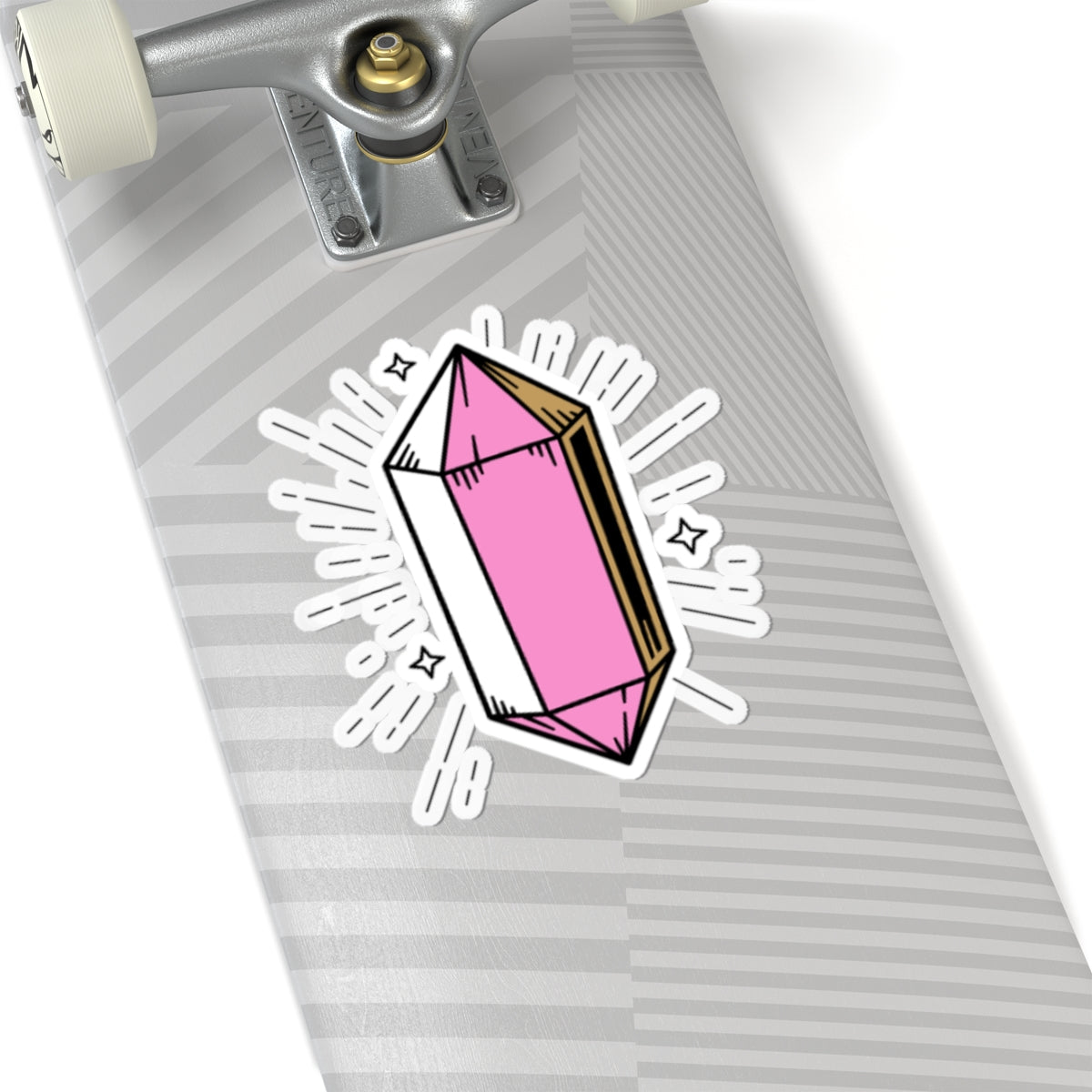 Pink Crystal Kiss-Cut Stickers