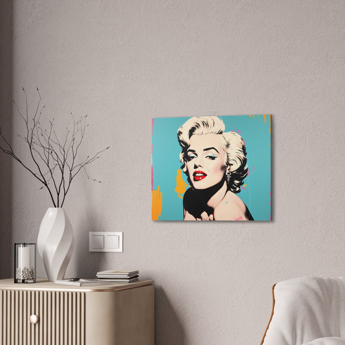 Marilyn Monroe Pop Canvas Art