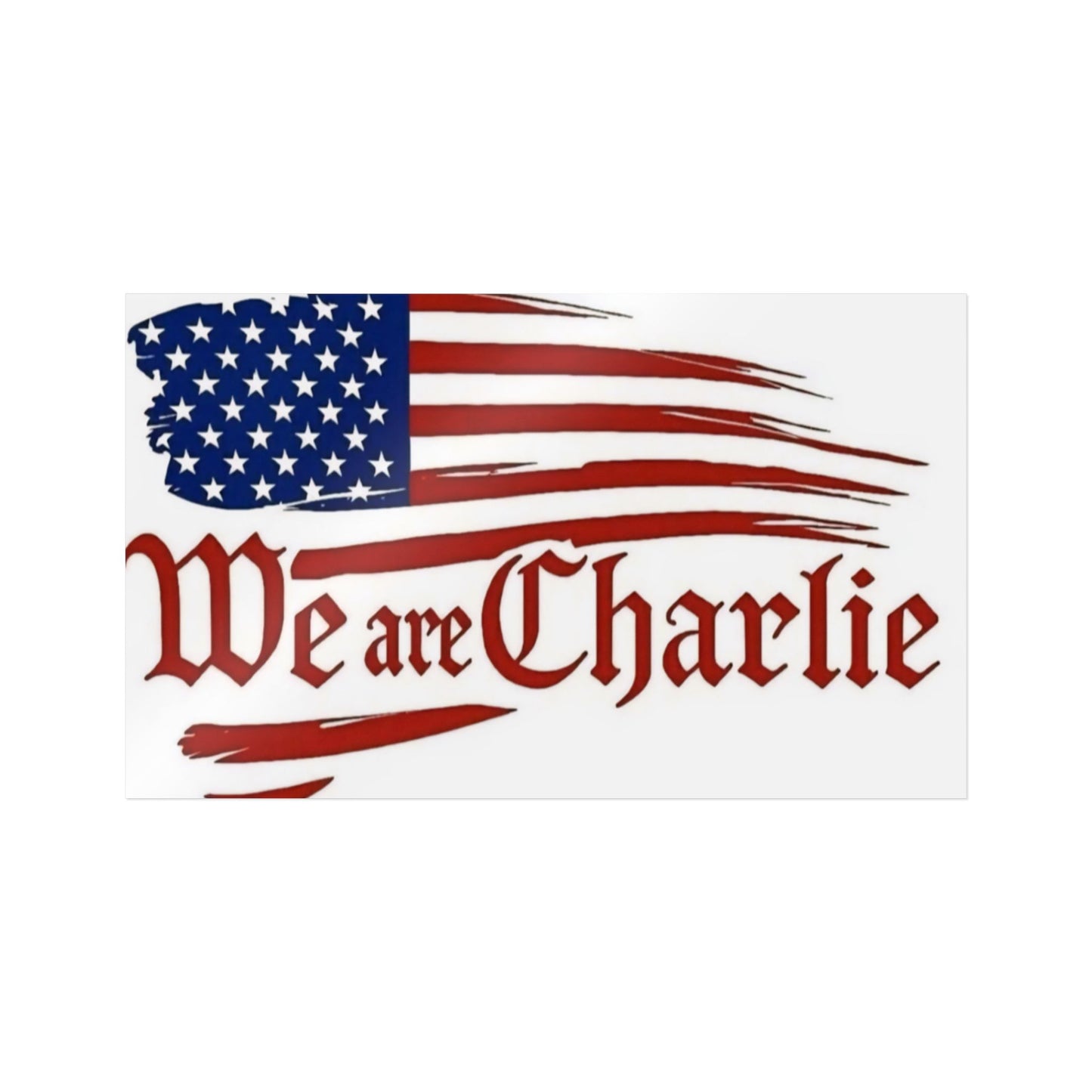 Charlie Kirk Memorial Vinyl Stickers And Sold In Bundles