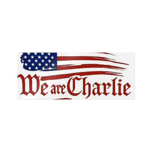 Charlie Kirk Memorial Vinyl Stickers And Sold In Bundles