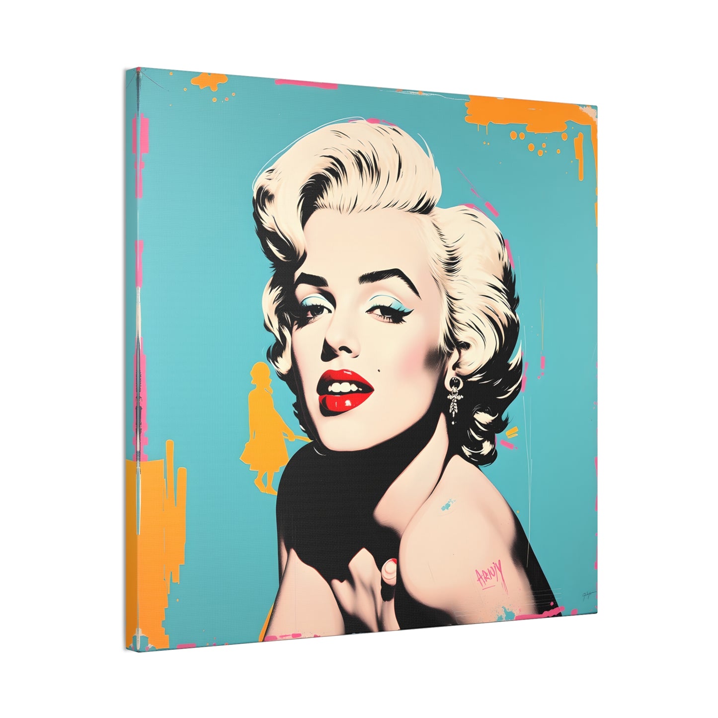 Marilyn Monroe Pop Canvas Art