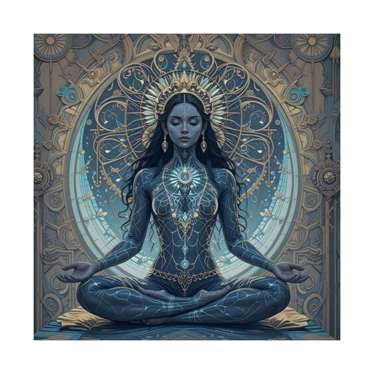 Mystical Art Poster - Intricate Spiritual Design Print