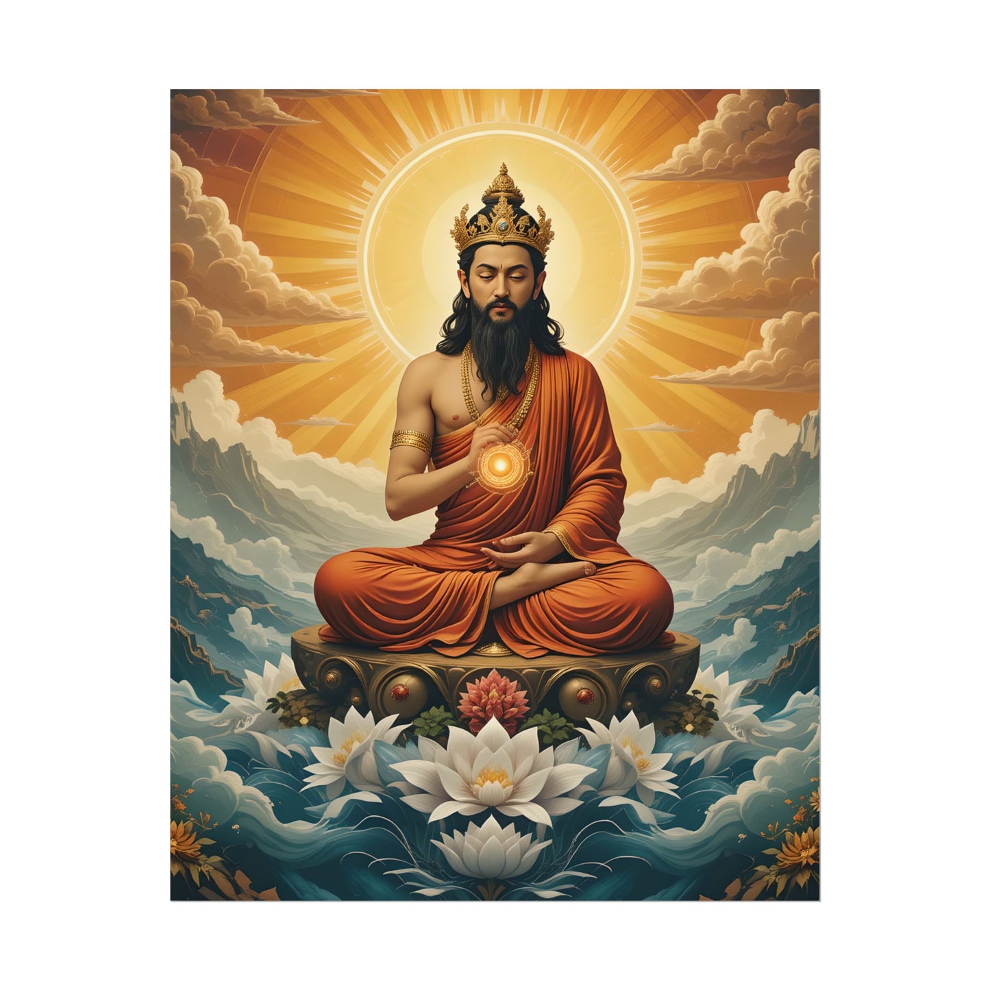 Buddah Meditation Posters | Spiritual Poster