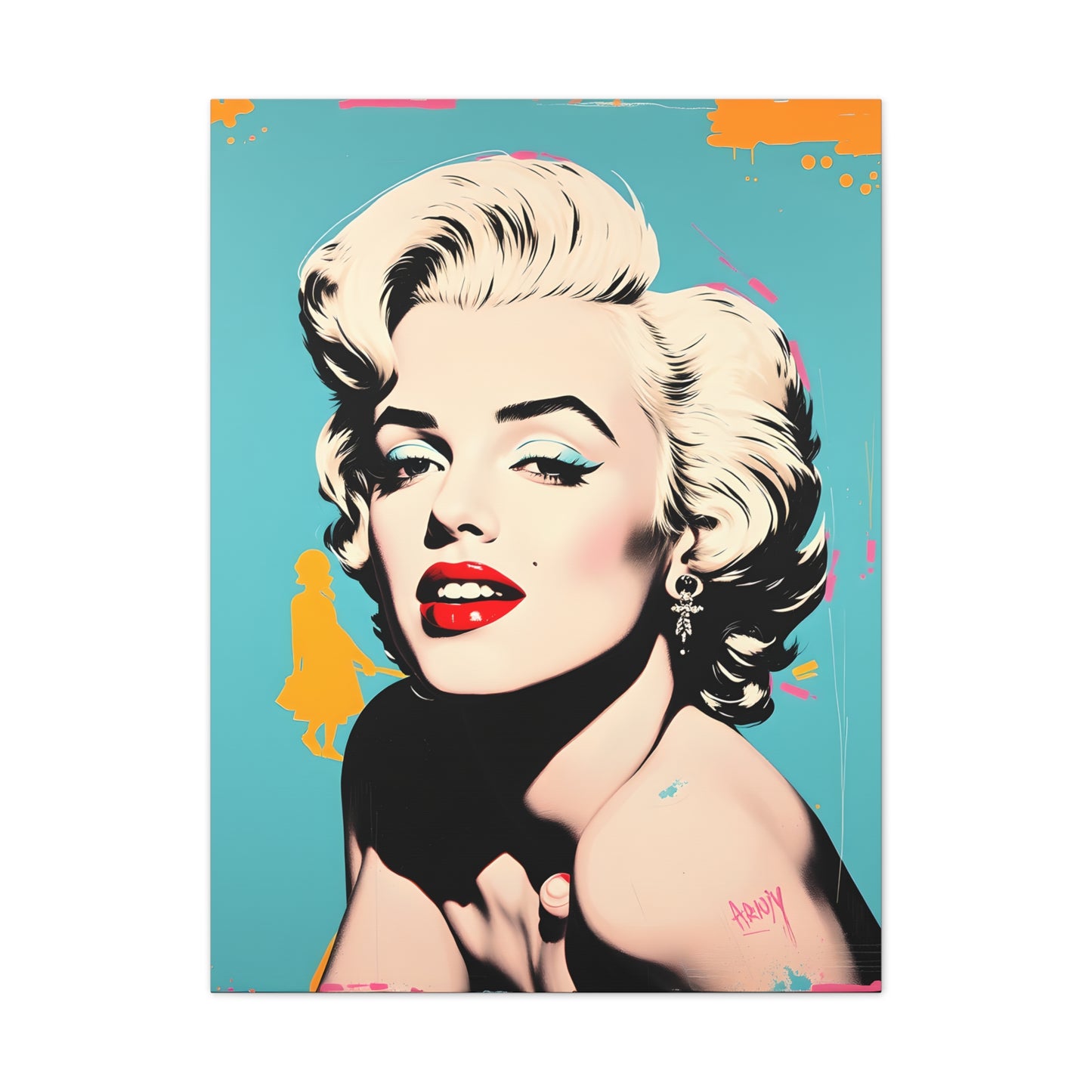 Marilyn Monroe Pop Canvas Art