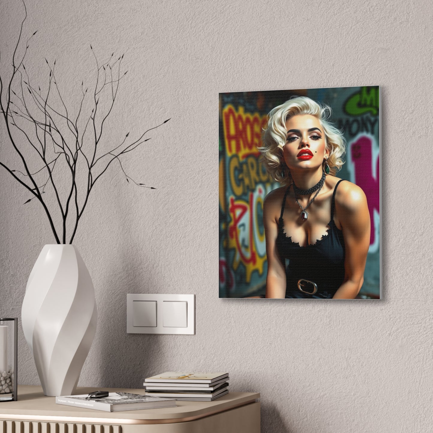 Hollywood Icon Canvas Print – Marilyn Monroe Canvas Wall Art for Living Room