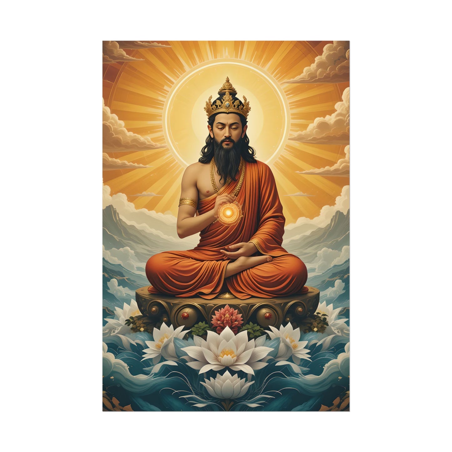 Buddah Meditation Posters | Spiritual Poster