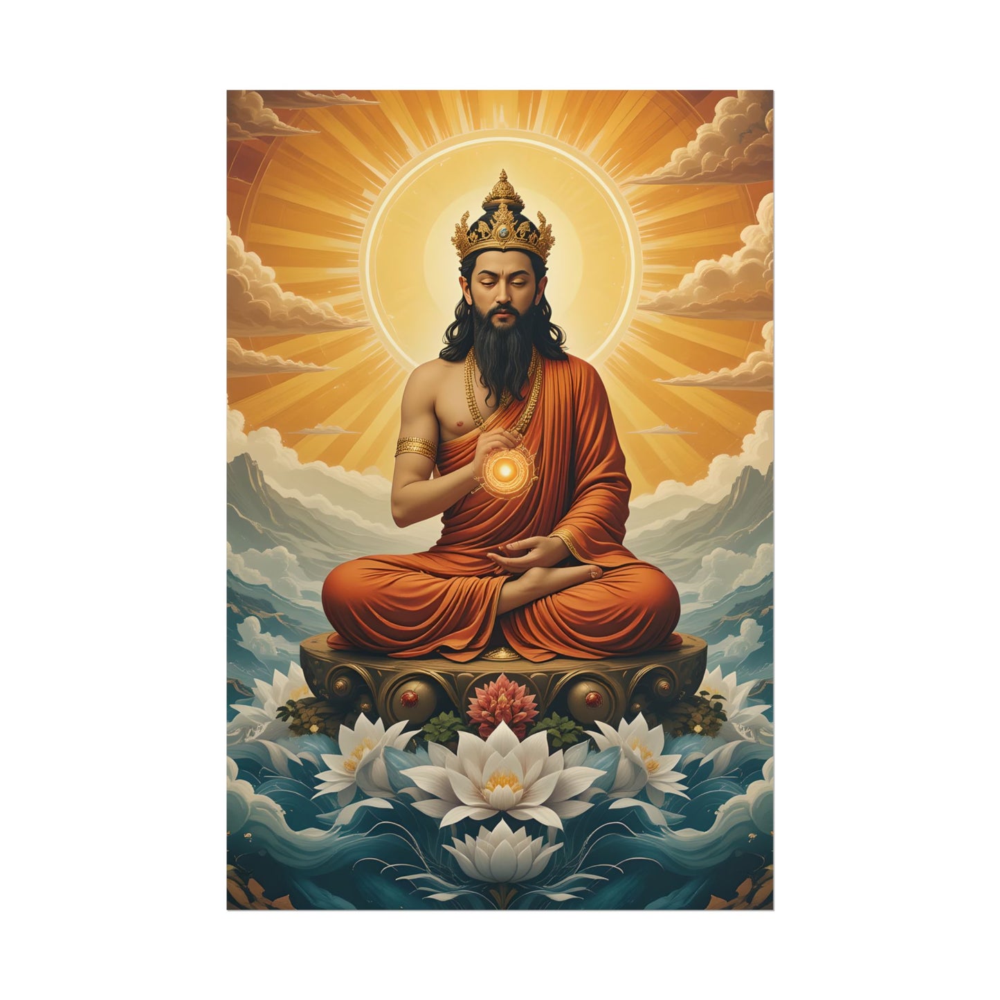 Buddah Meditation Posters | Spiritual Poster
